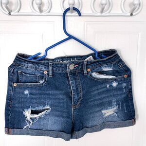 Aéropostale high rise distressed Denim Shorts
